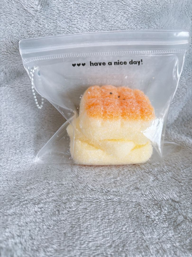 DIY Ladodo スクイーズセット　ふわふわパン　粉付き
