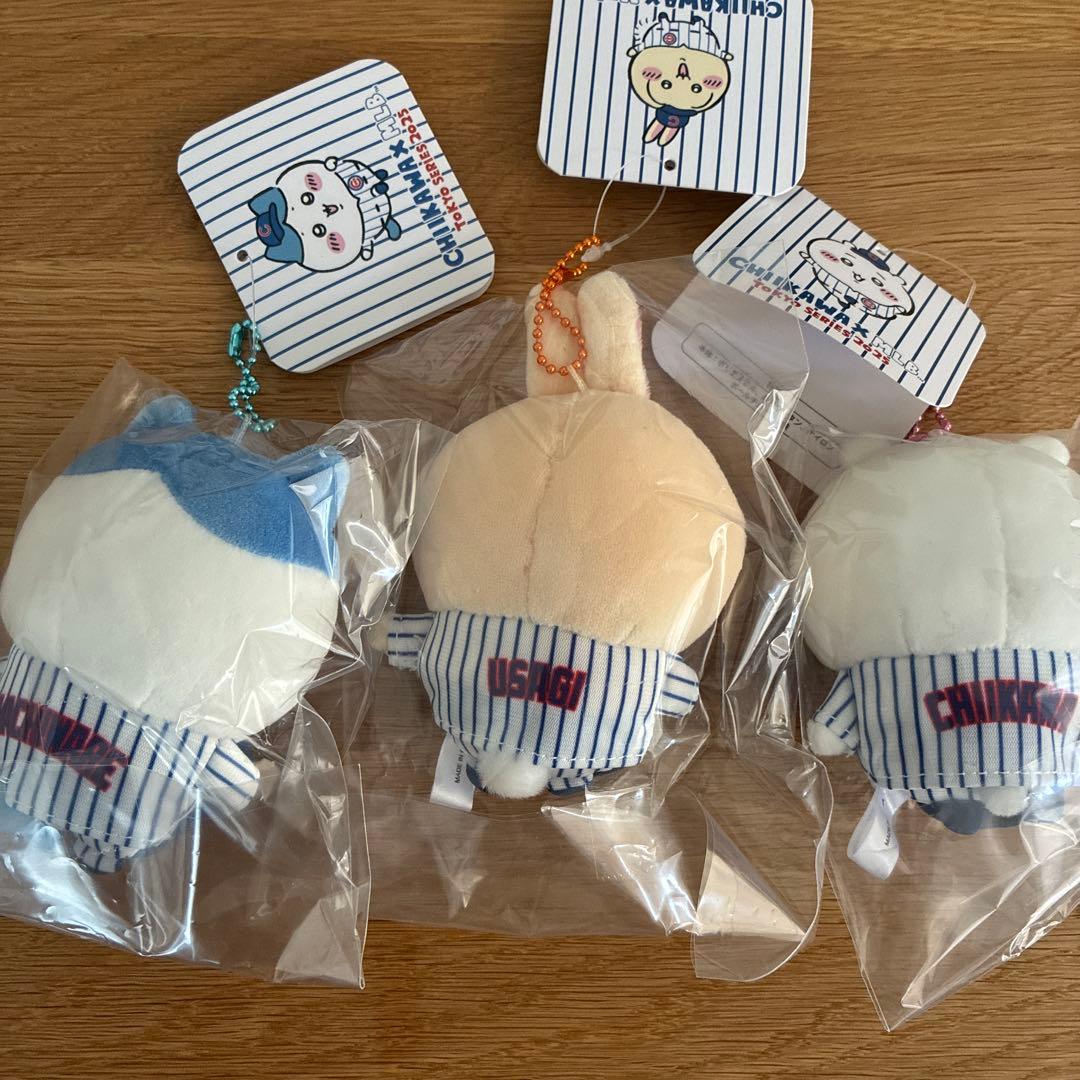 ちいかわ MLB カブス コラボハチワレ うさぎ マスコット 3点セット 未開封