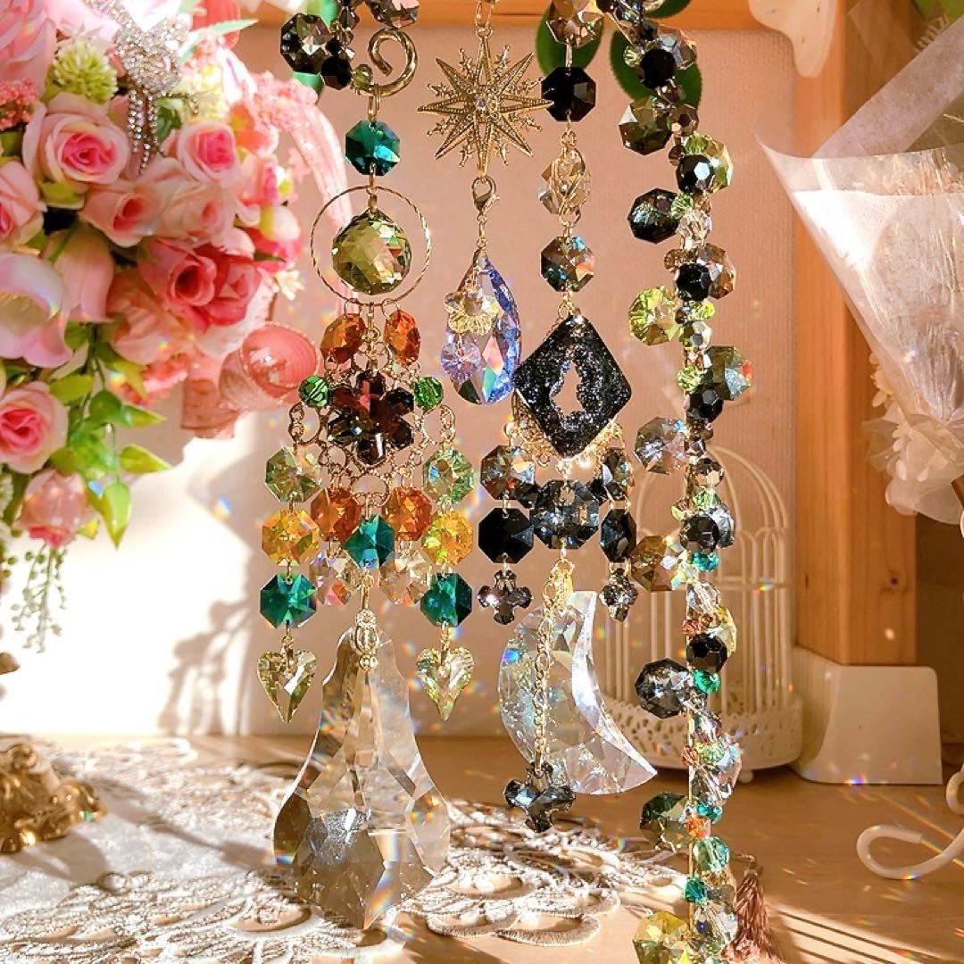 おばこ丸様♡*.スワロフスキー♡スタンドサンキャッチャー♡