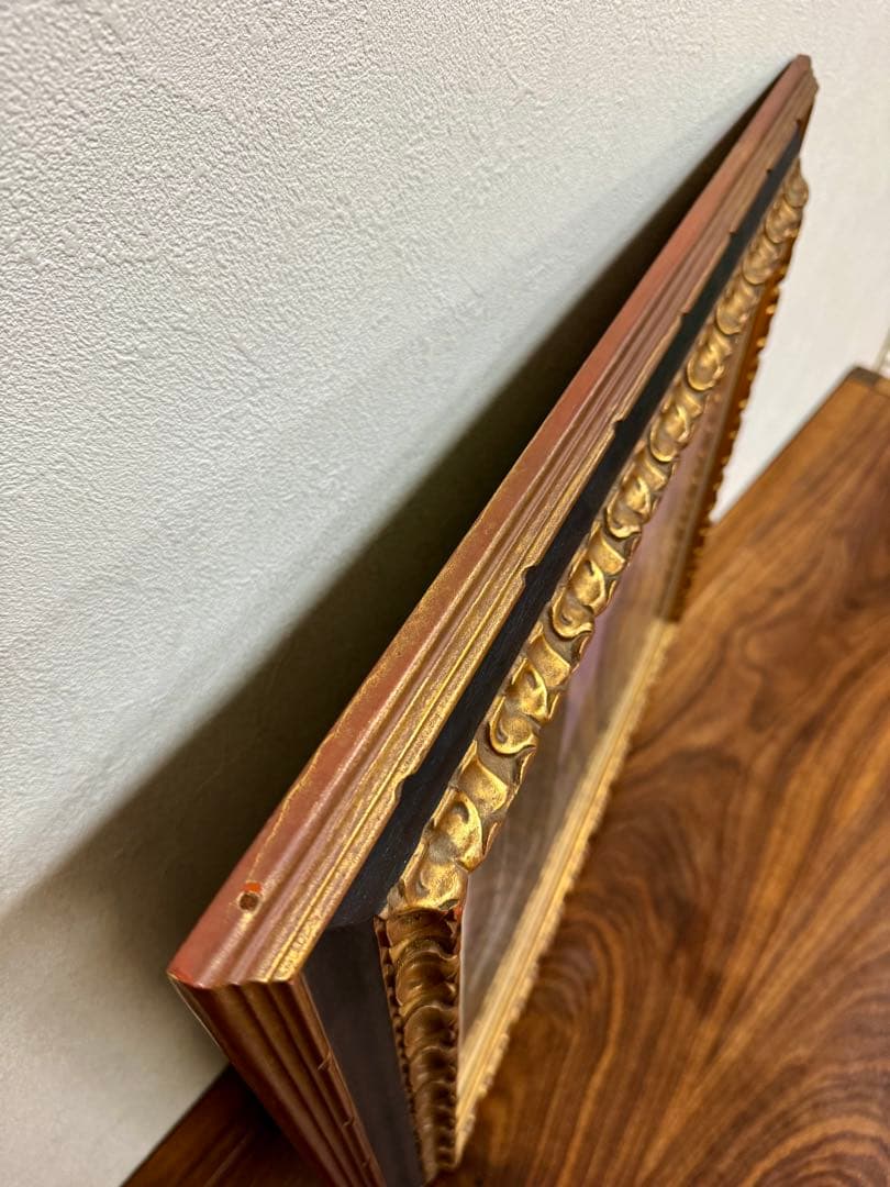 【 島田 三郎 】【 ラ・ロッシェル 】油彩画 F8号 肉筆真作保証 化粧箱付属