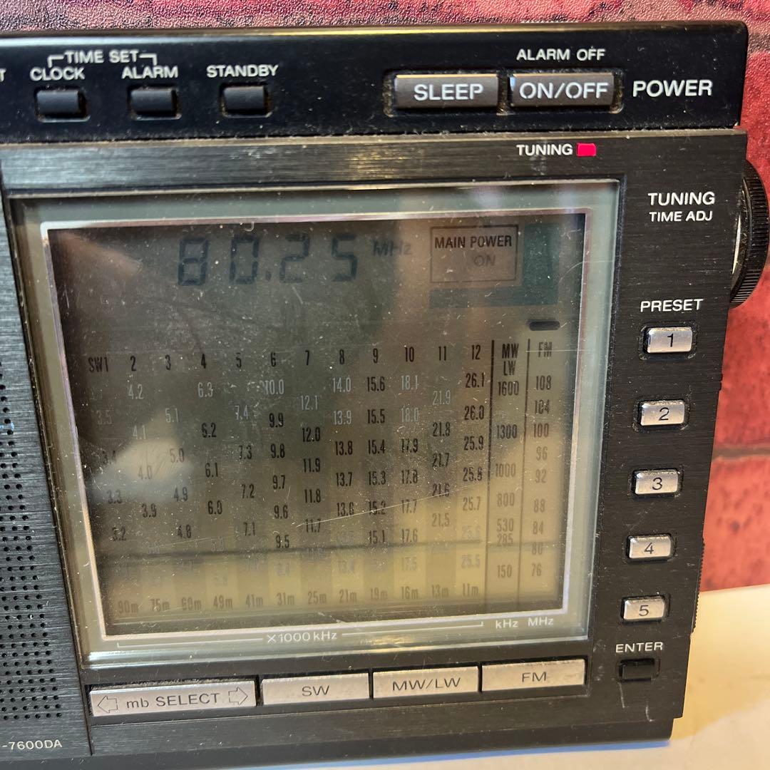SONY ICF-7600DA 15バンドラジオ