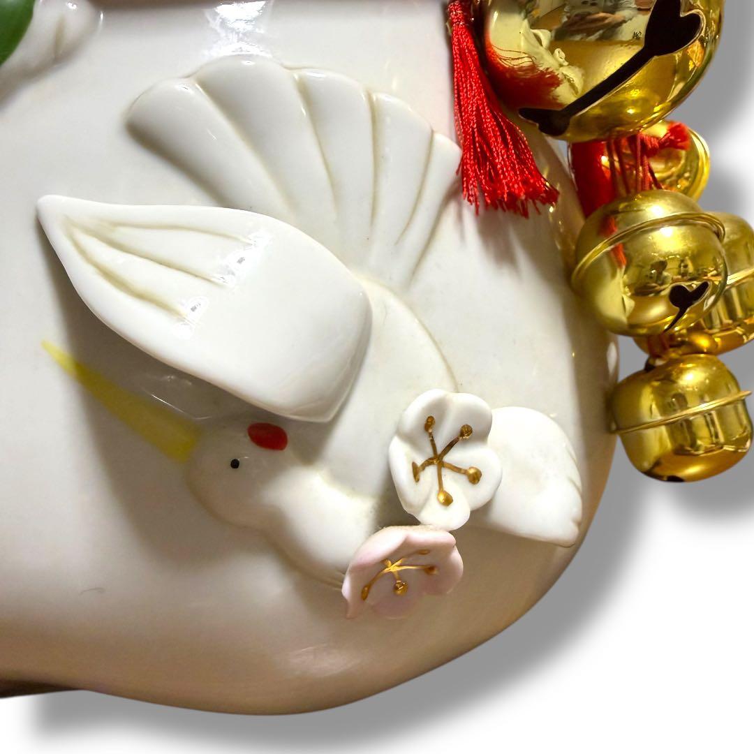 【限定セール】《レア》猫舎道楽堂本舗 大きい招き猫 貯金箱 高さ約30cm