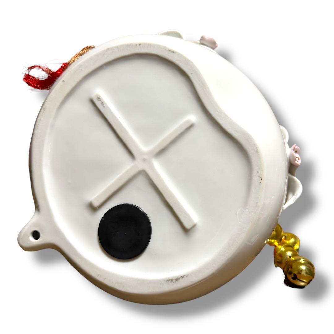 【限定セール】《レア》猫舎道楽堂本舗 大きい招き猫 貯金箱 高さ約30cm