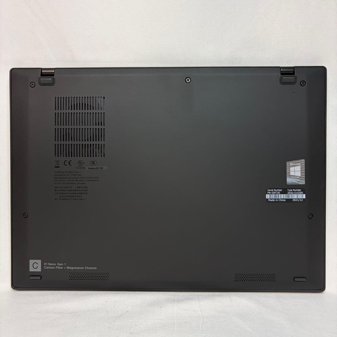 極美品 使用少 ThinkPad X1 Nano i5 13型 2K+ オフィス