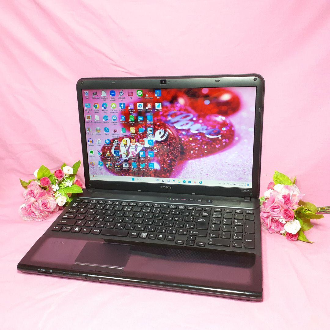 SONY VAIO★新Windows11搭載★メモリ8GB★新品SSD256GB