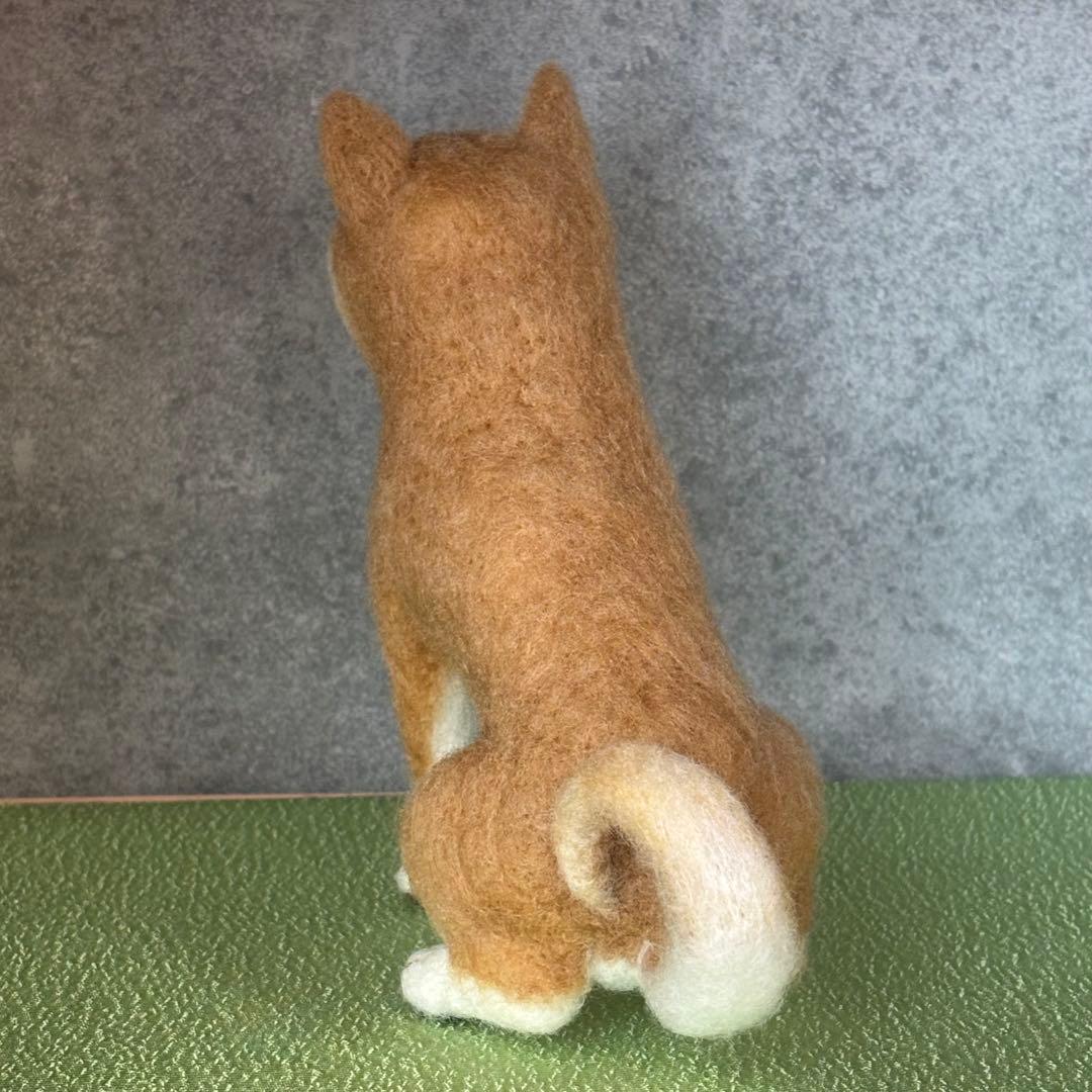 柴犬　羊毛フェルト　ハンドメイド　No.112