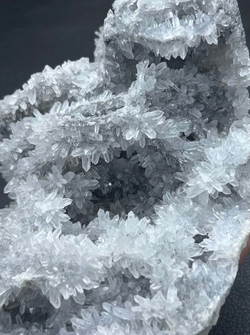 天然フラワー状水晶クラスター　両面水晶　高品質　ヒマラヤ産　パワーストーン　浄化