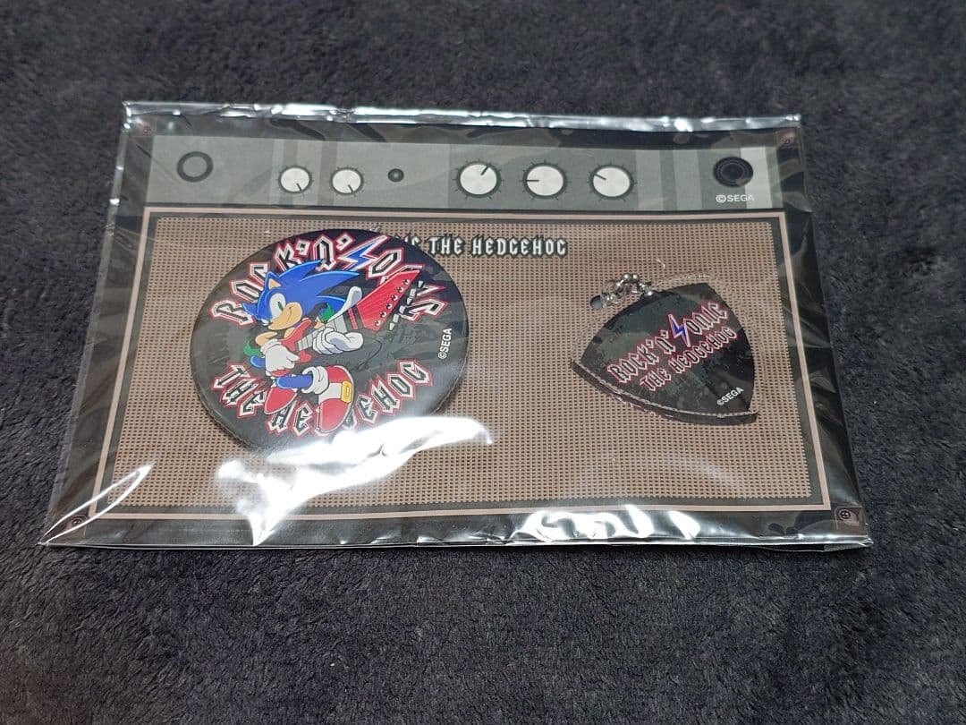 日*4様 ROCK 'N' SONIC THE HEDGEHOG 缶バッジ