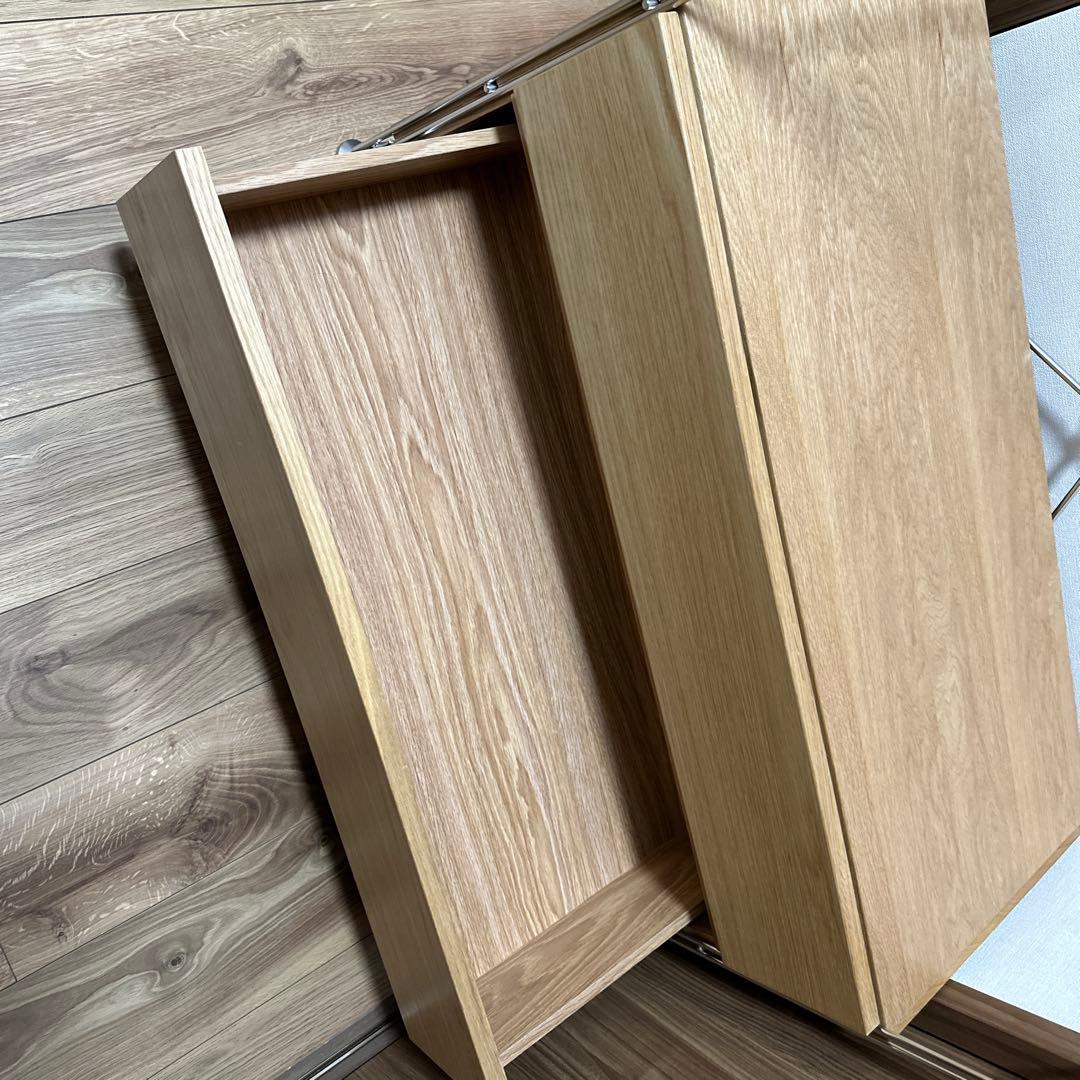 【無印良品】ステンレスユニットシェルフ・オーク材・ワードローブセット