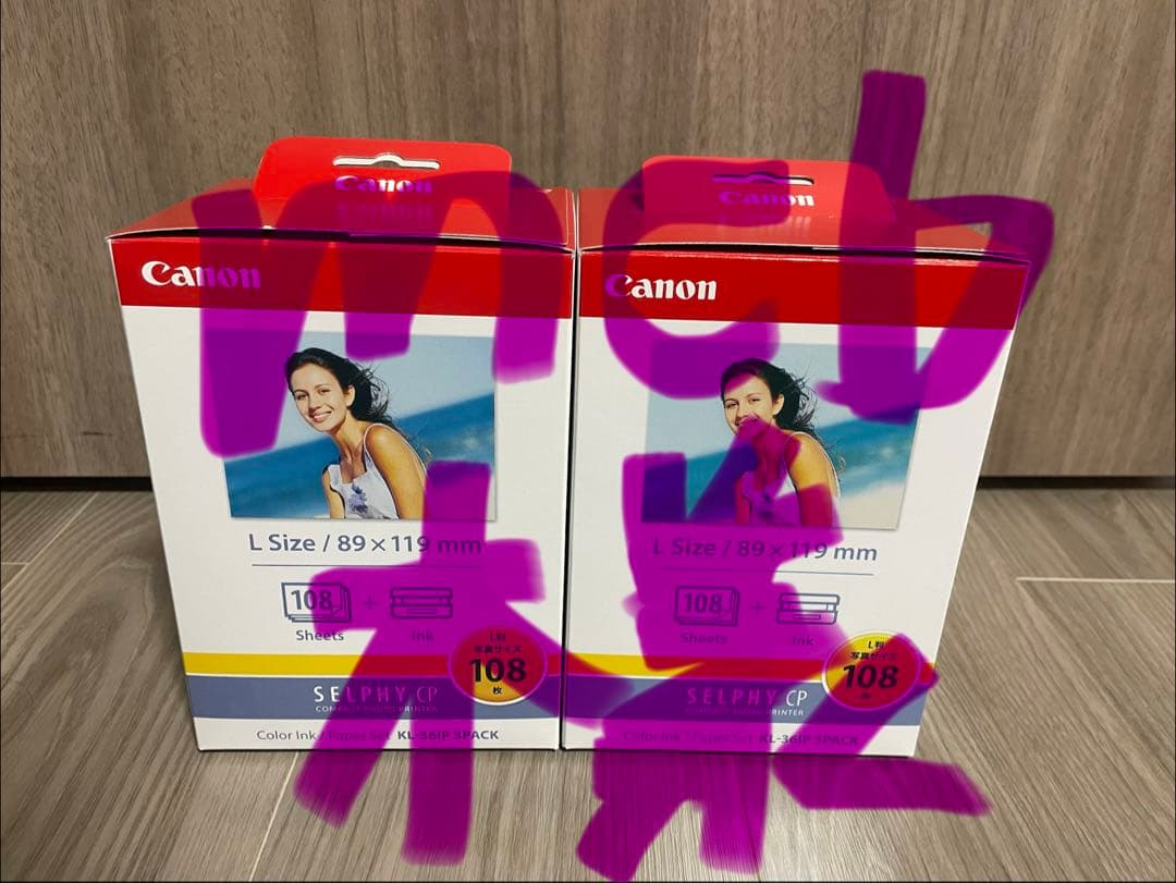 Canon SELPHY CP 写真用紙 108枚セット