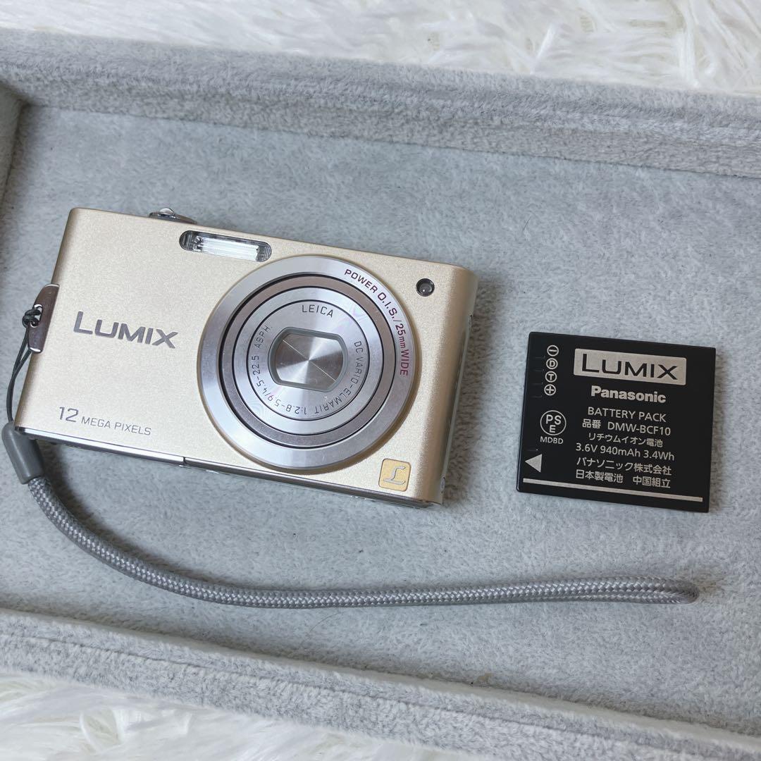 Panasonic LUMIX DMC-FX60 デジタルカメラ ゴールド