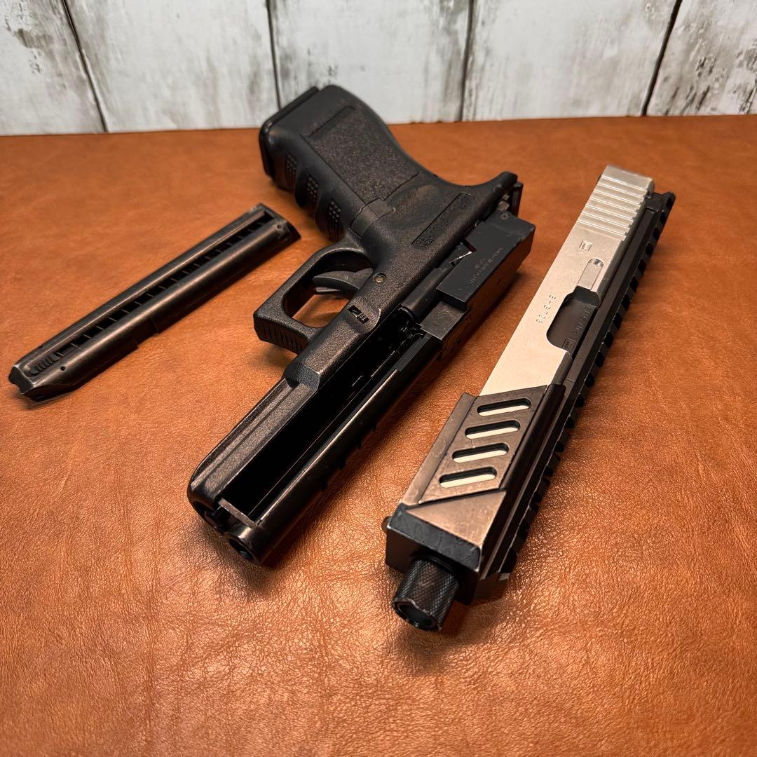 東京マルイ　電ハン　G18C シルバースライド　マウントレイル仕様　【SBD付】