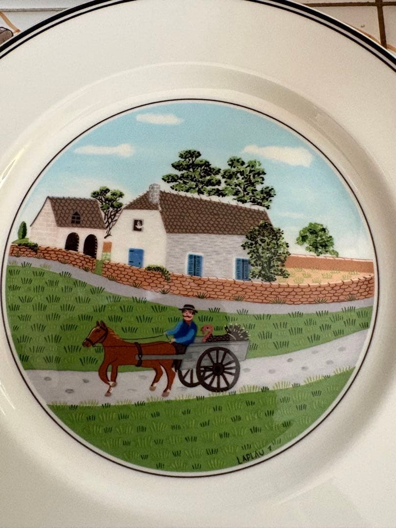 新品同様#５枚セットVilleroy Boch プレート 飾り皿ビレロイ ボッホ
