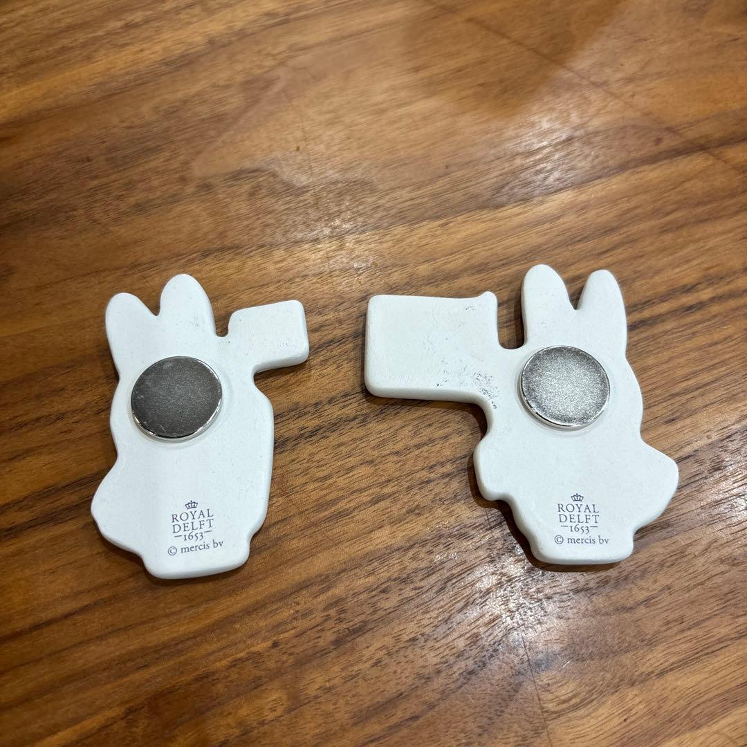 新品未使用品！万博　オランダ館　ミッフィー　陶器マグネットセット