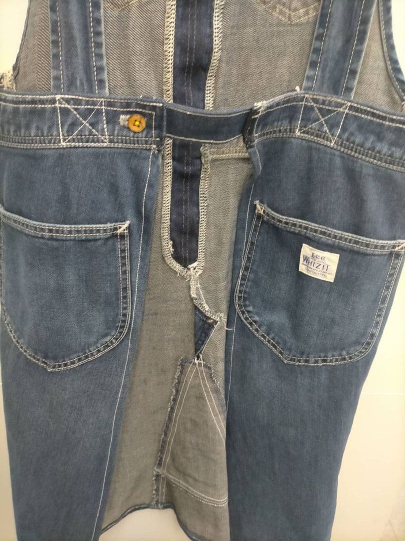 再々値下げ★ハンドメイド★Leeデニムリメイクエプロン