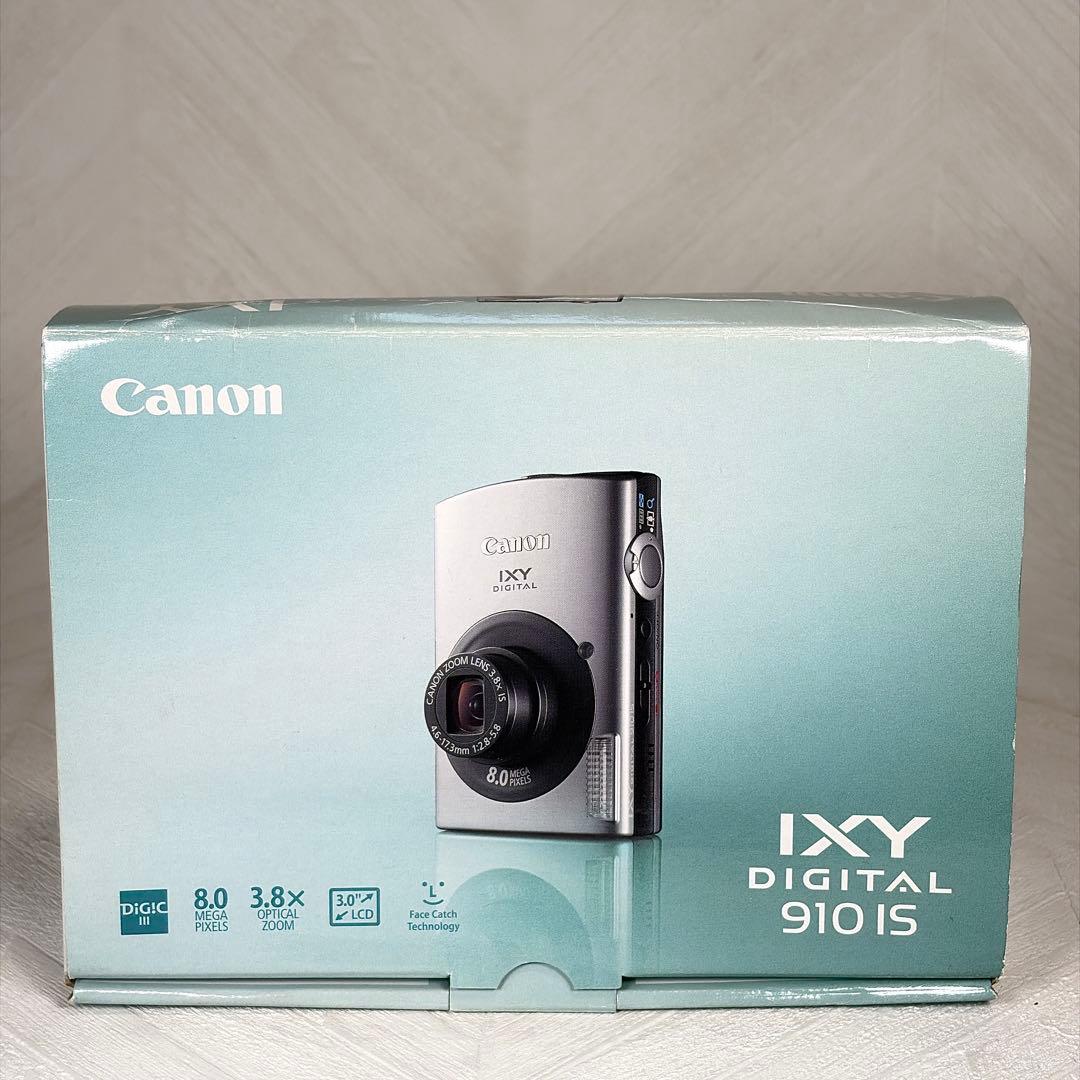 Canon IXY DIGITAL 910 IS シルバー デジカメ 動作品