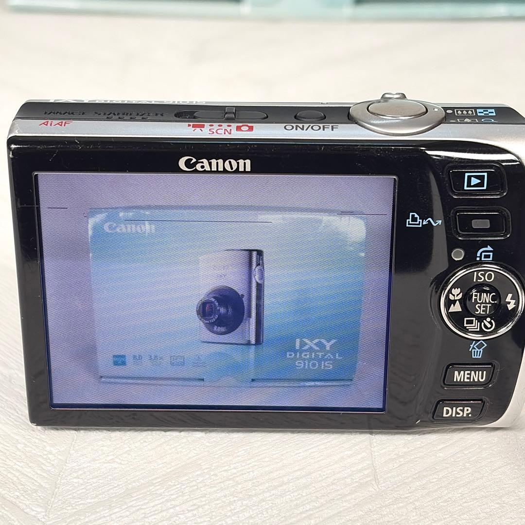Canon IXY DIGITAL 910 IS シルバー デジカメ 動作品