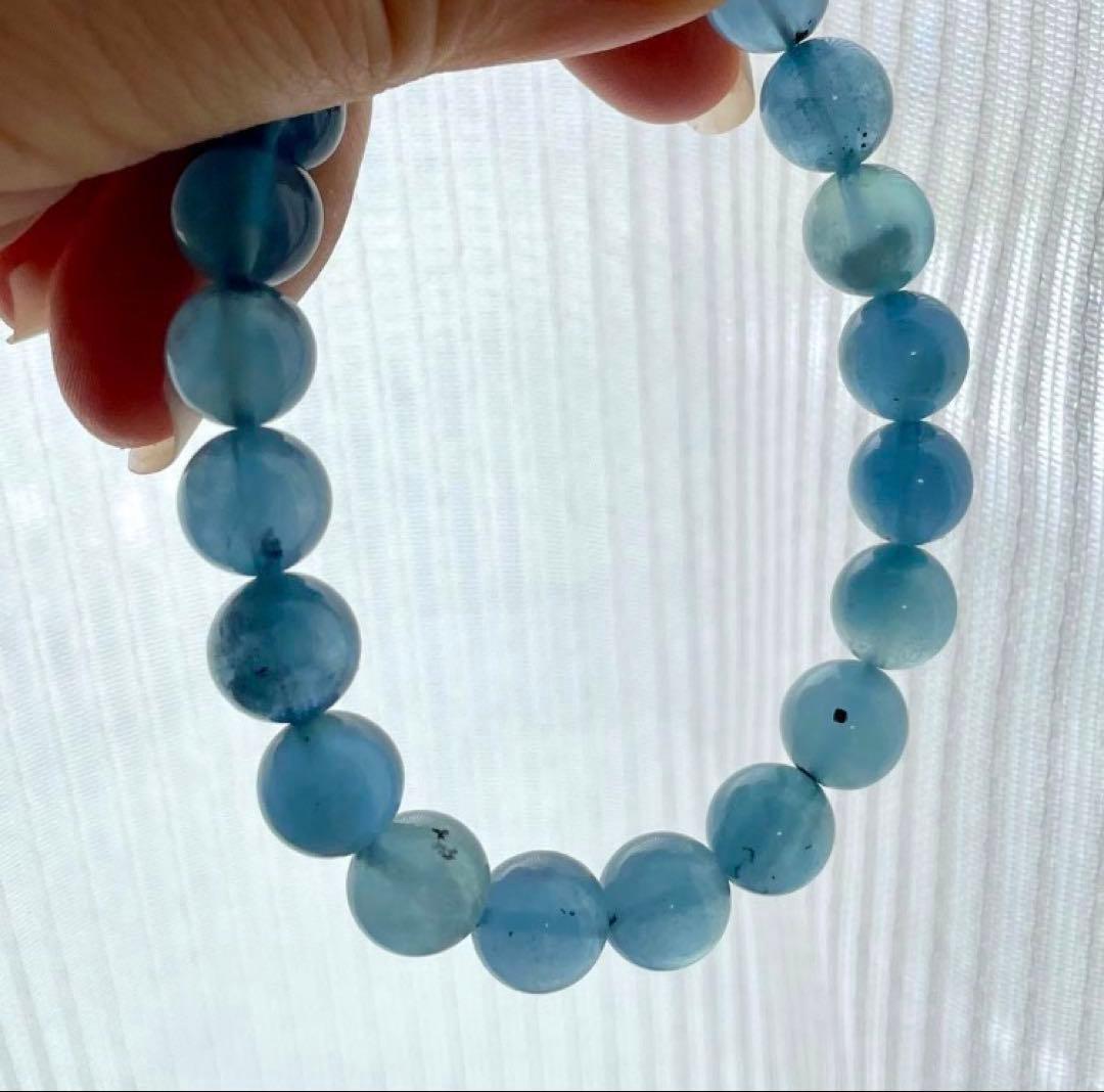 天然石 アクアマリン ブレスレット 3月誕生石