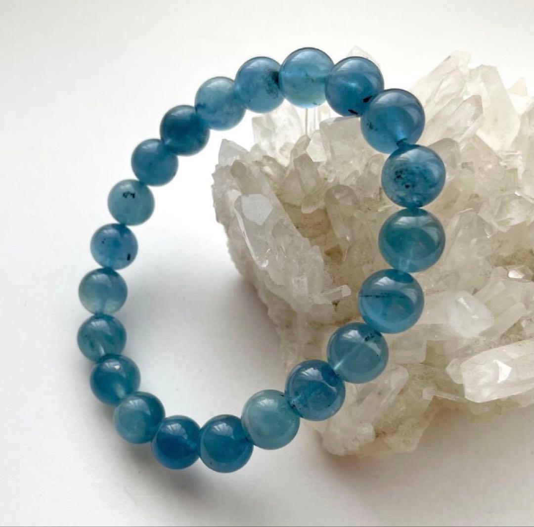 天然石 アクアマリン ブレスレット 3月誕生石