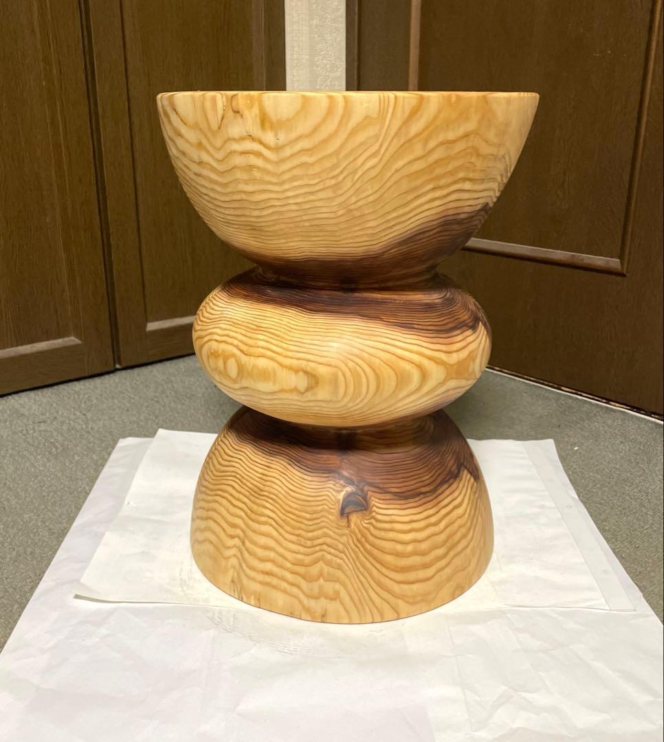 丸太　(パルック)　円筒型3段 スツール　サイドテーブル