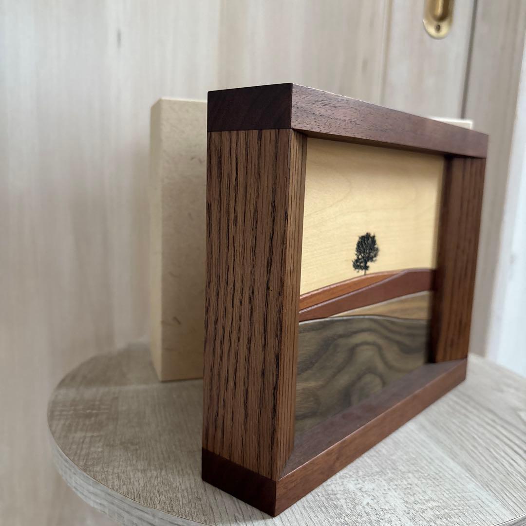 北海道　美瑛　組み木の絵