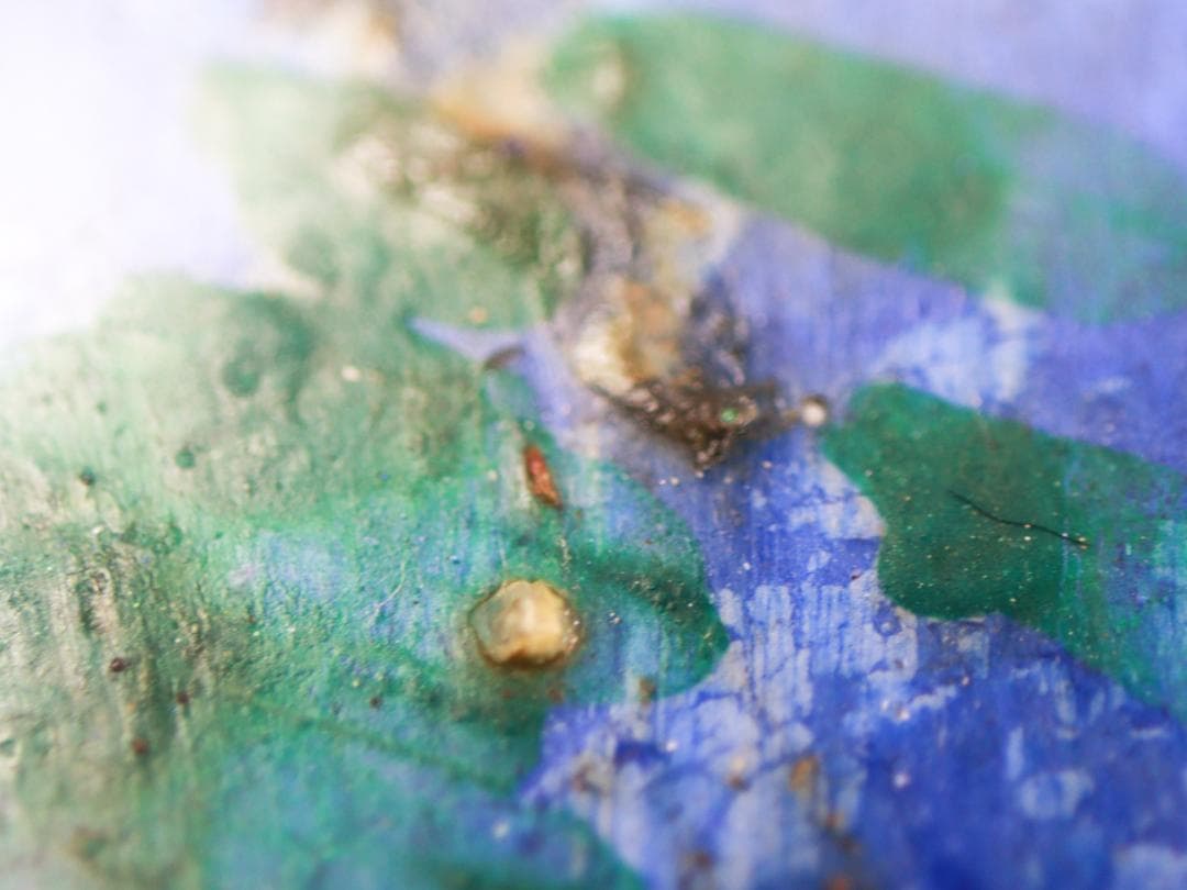 太田國廣 乗馬 蝋画 8号 額装