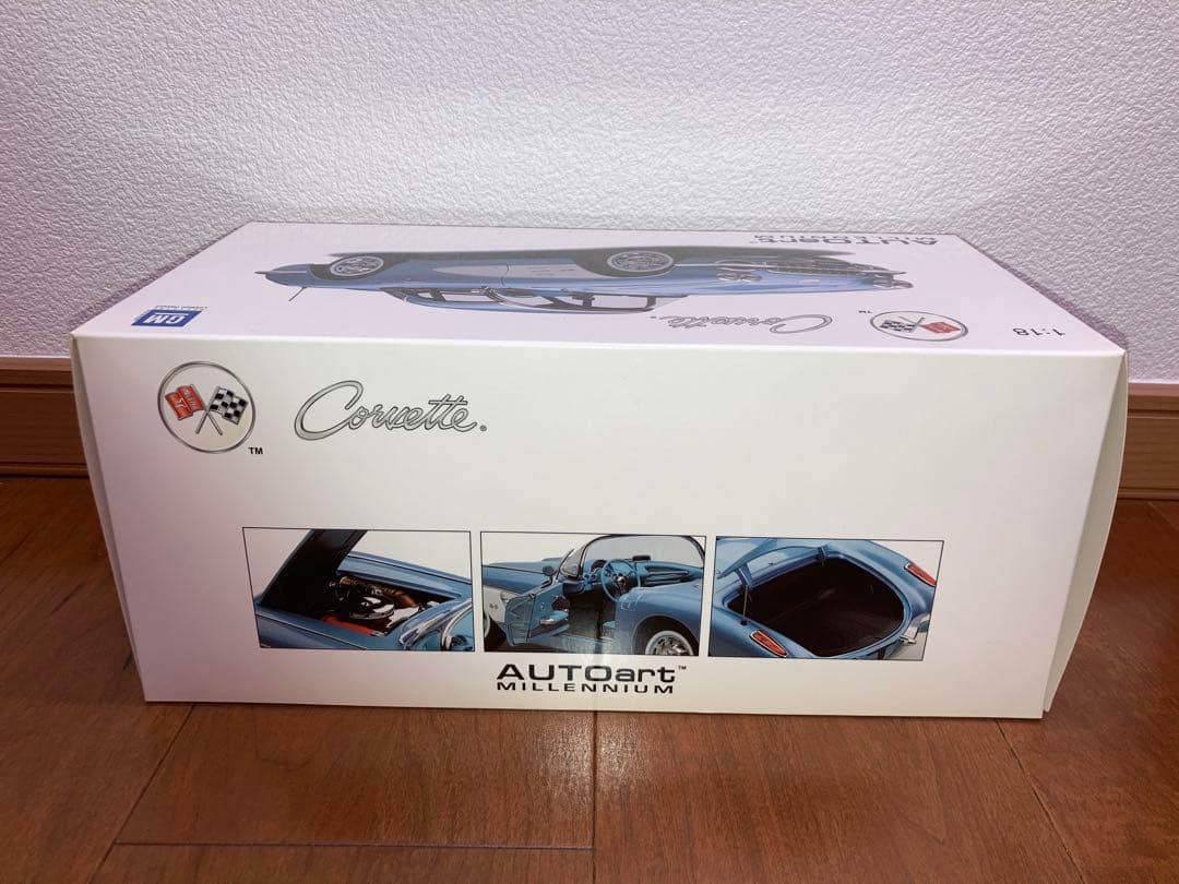 AUTOart Corvette C1 1:18 オープンカー ブルーメタリック