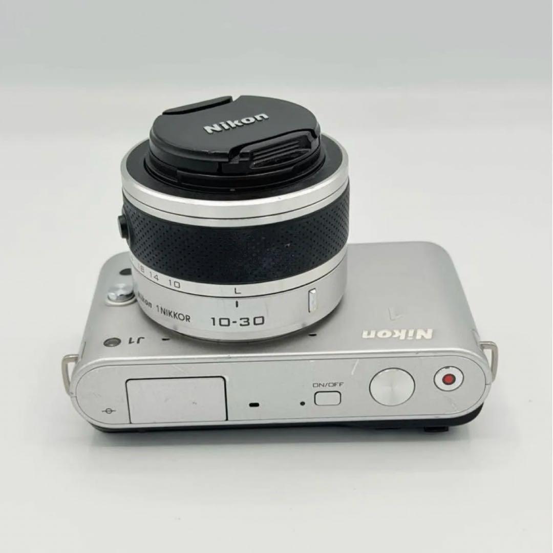 Nikon 1 J1 ニコン　デジタルカメラ　レンズ　シルバー　ボディ　箱あり