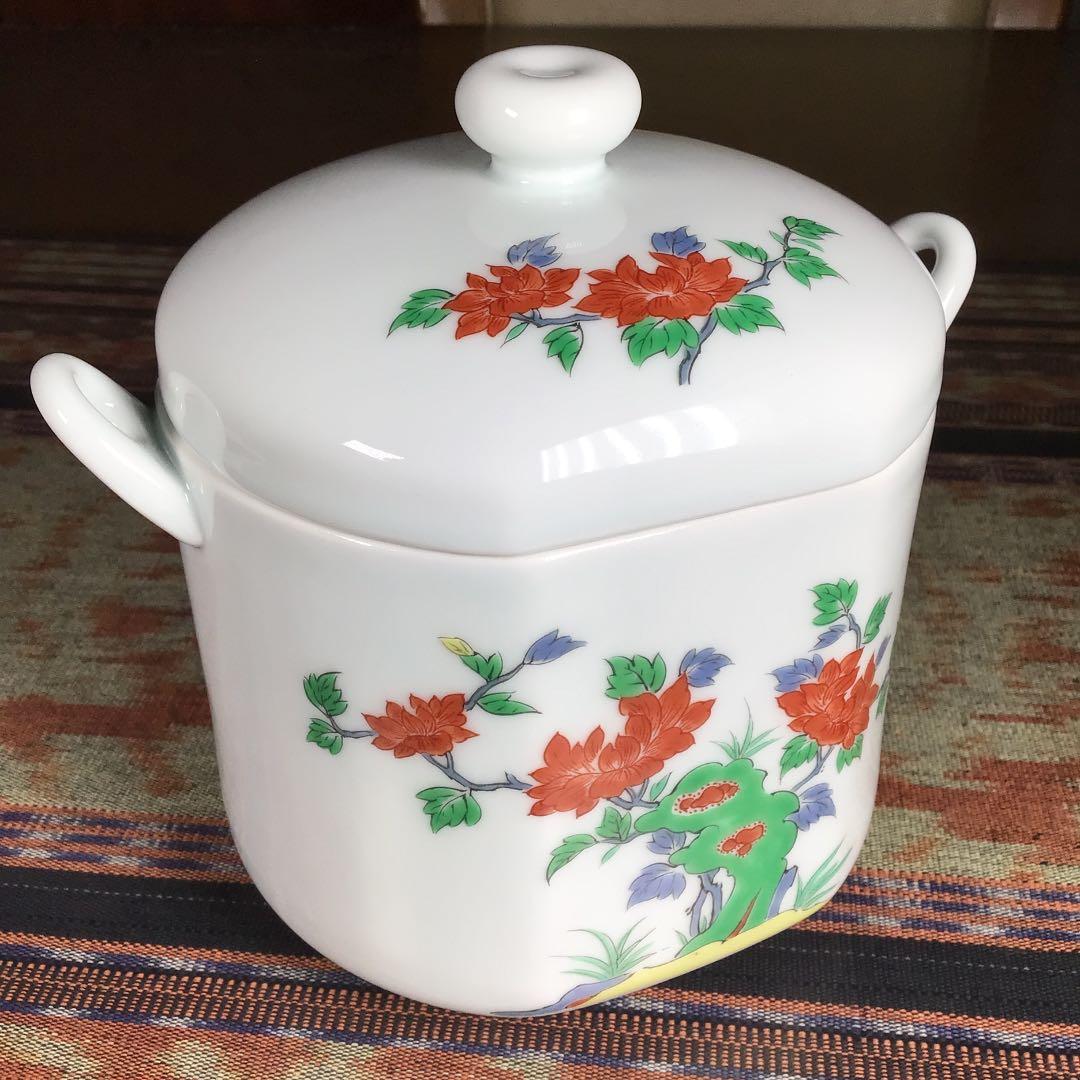 有田焼　仙松　入れ歯洗浄収納器