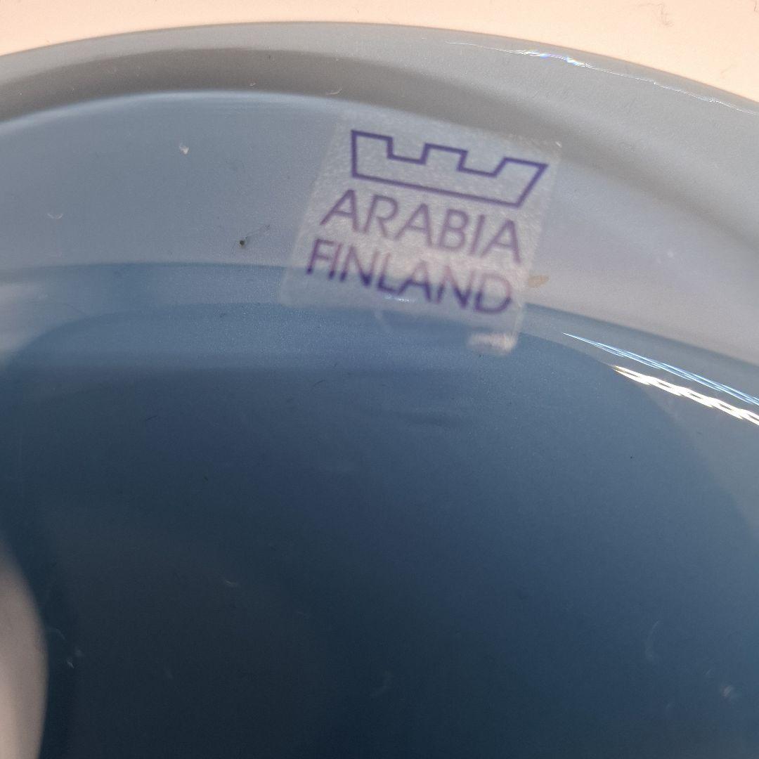アラビアARABIA omaブルーベリーブルー　ガラス皿 2枚セット