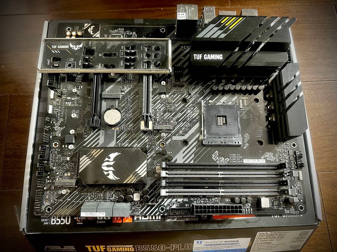 【16GBメモリ付】AM4 TUF GAMING B550-PLUSマザーボード