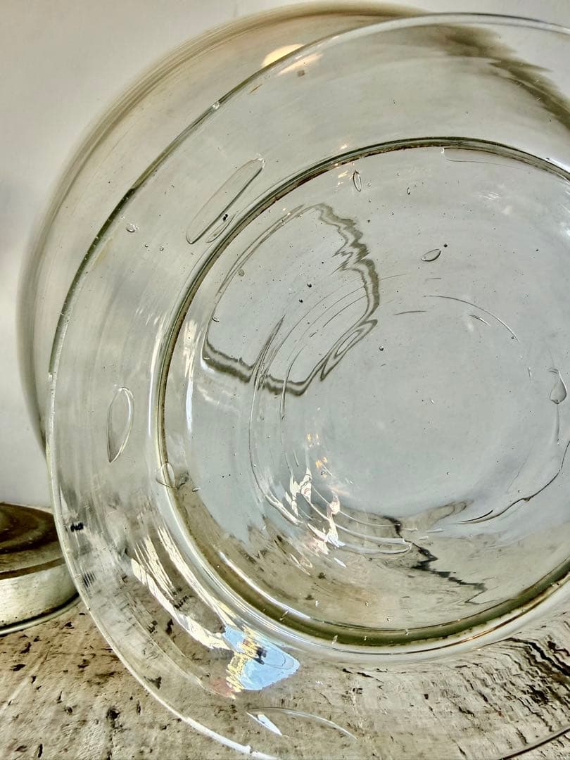 地球瓶 蓋付 ガラス瓶 駄菓子屋 昭和レトロ