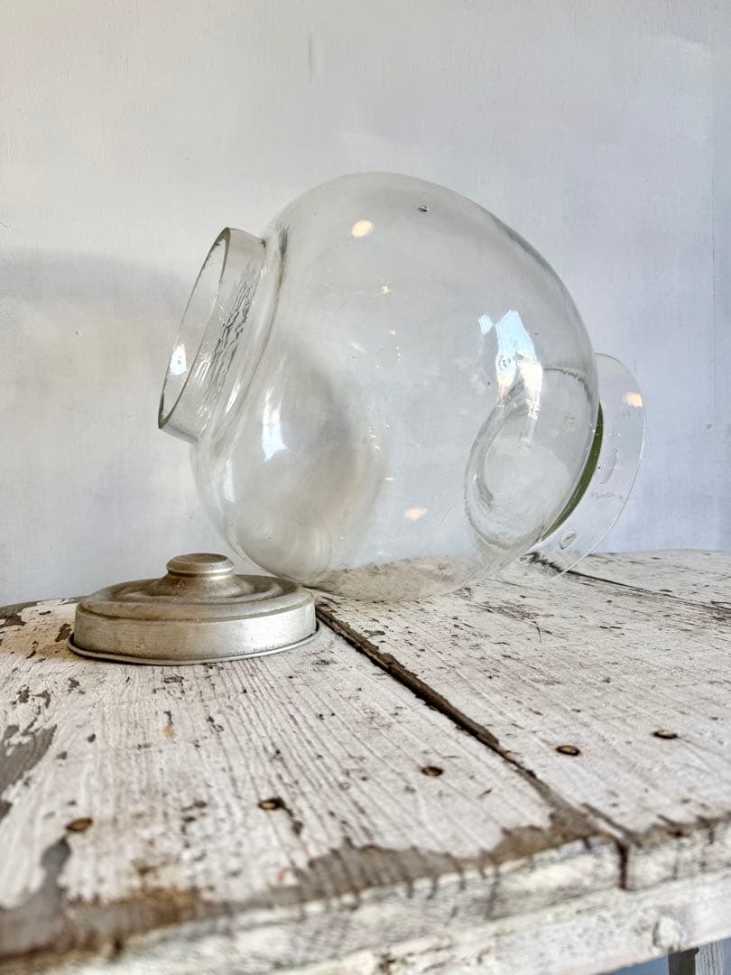 地球瓶 蓋付 ガラス瓶 駄菓子屋 昭和レトロ