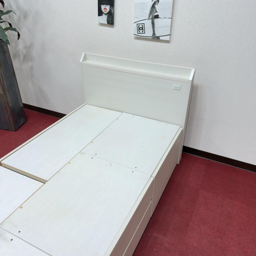 東京23区送料無料　超美品シングルベッド　充電電源有り　洗浄/除菌済み