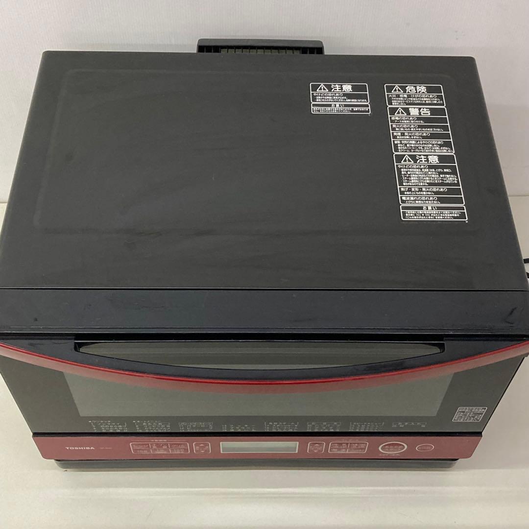 TOSHIBA オーブンレンジ 赤　ER-M6E　Ｂ１