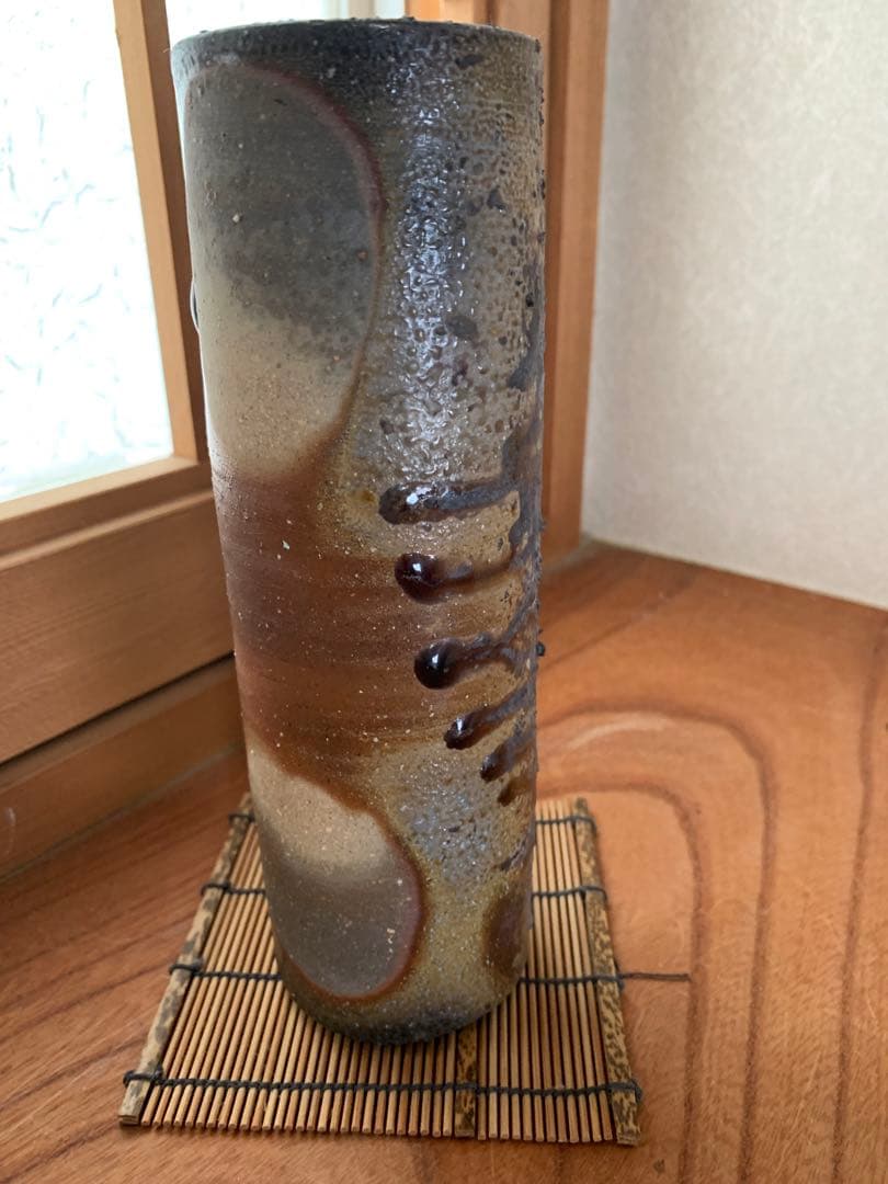 備前焼　壺　花瓶　陶芸　焼物　2点セット