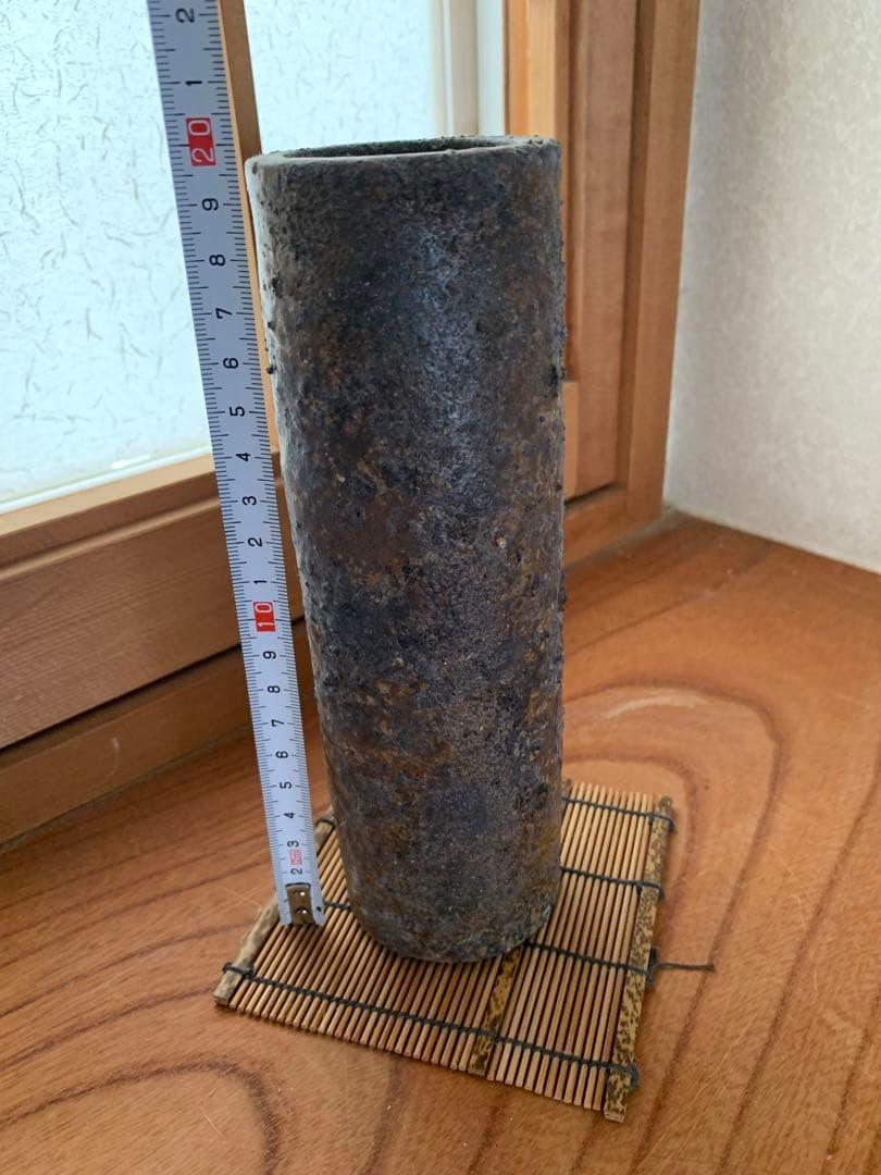 備前焼　壺　花瓶　陶芸　焼物　2点セット