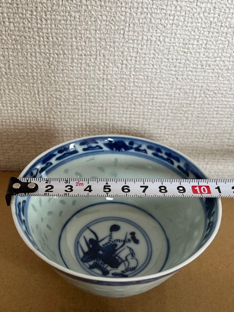 中国美術　清時代蓋茶碗康煕年製　染付