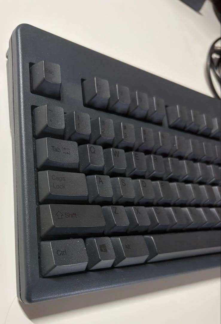 【美品】 リアルフォース 104UBS USブラック 変荷重 静音　英語配列