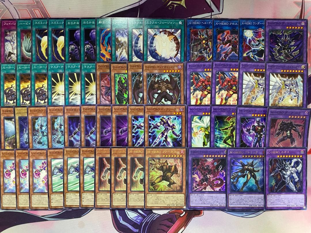 遊戯王　M・HERO　E・HERO　本格構築済みデッキ