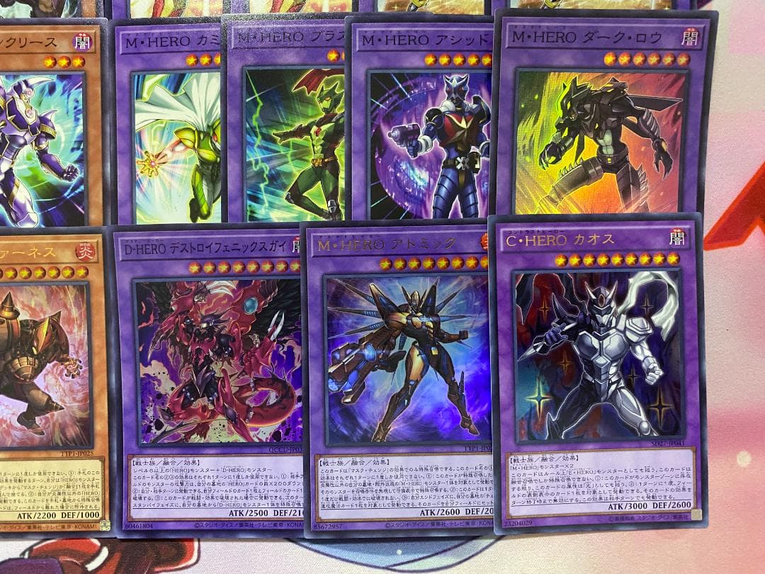 遊戯王　M・HERO　E・HERO　本格構築済みデッキ