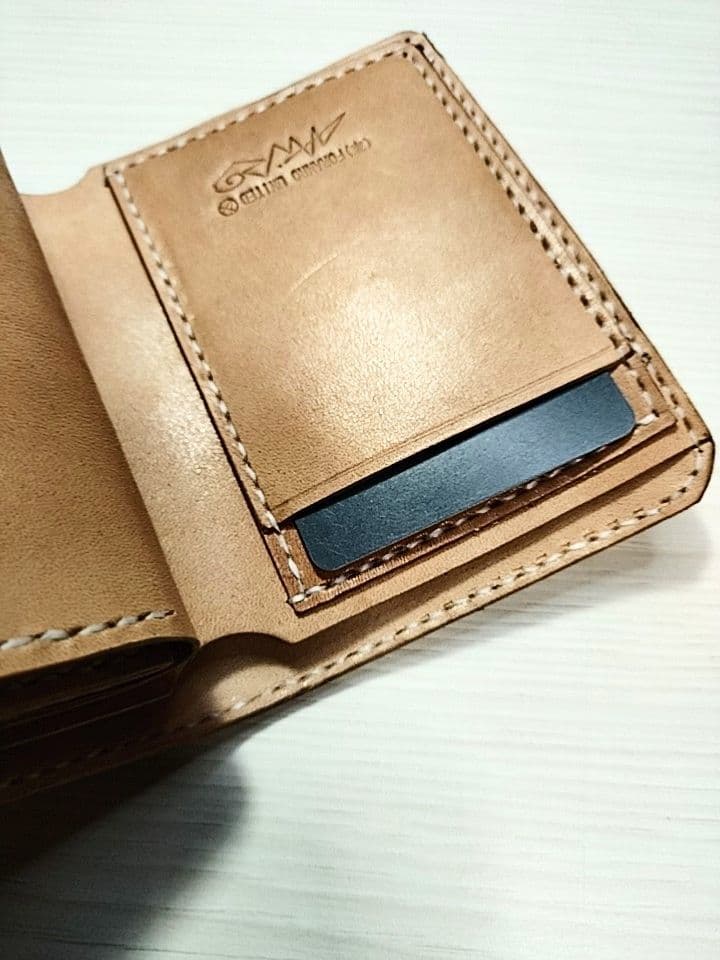 国内最高峰栃木レザー仕様　MINIレザーウォレット