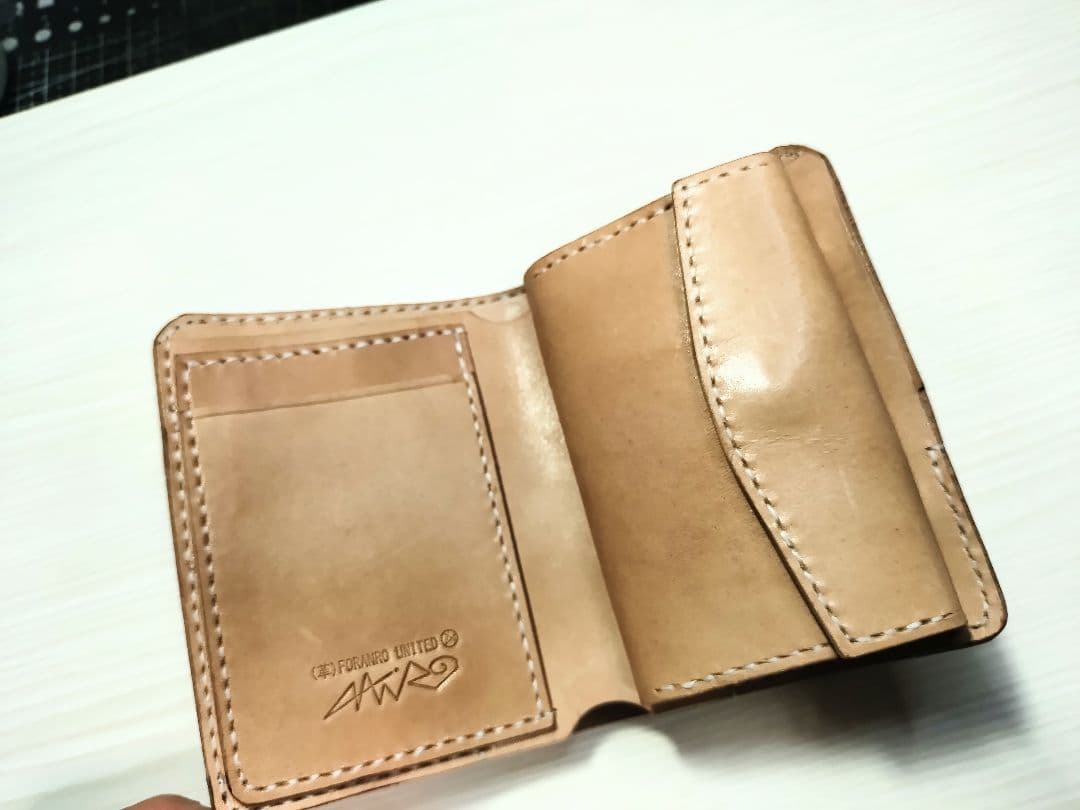 国内最高峰栃木レザー仕様　MINIレザーウォレット