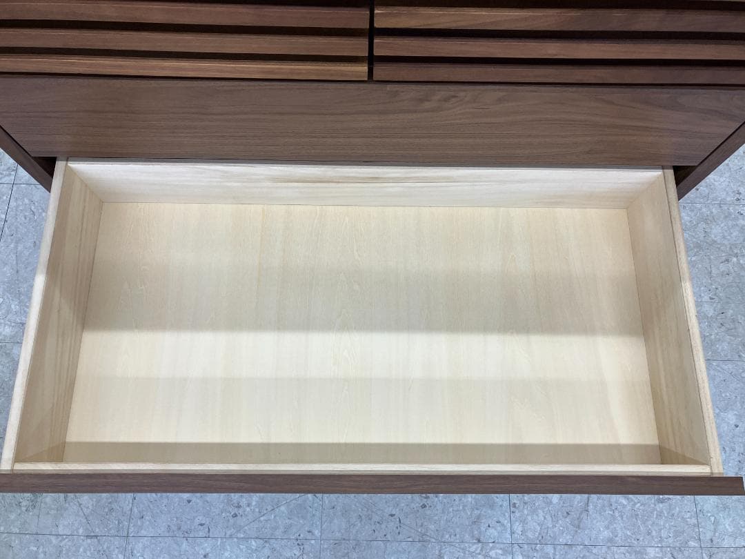 大川家具 チェスト 6段 ブラウン