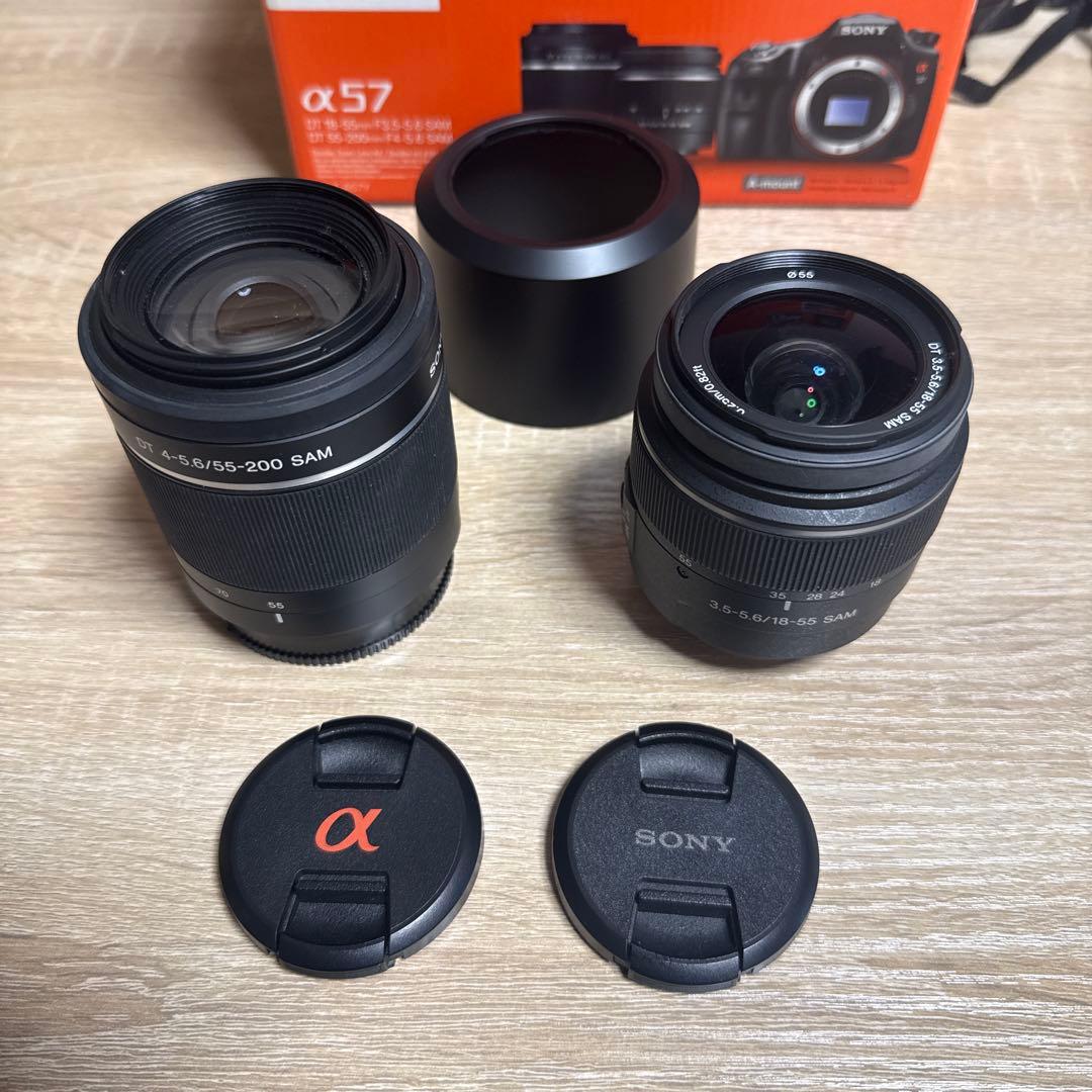 SONY α57 デジタル一眼レフカメラ セット