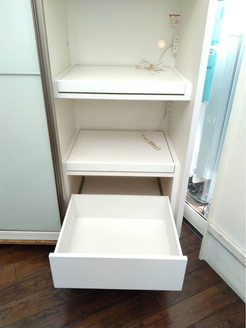 松田家具　大川　レンジボード　隠せるキッチン収納　食器棚　北九州市福岡市限定