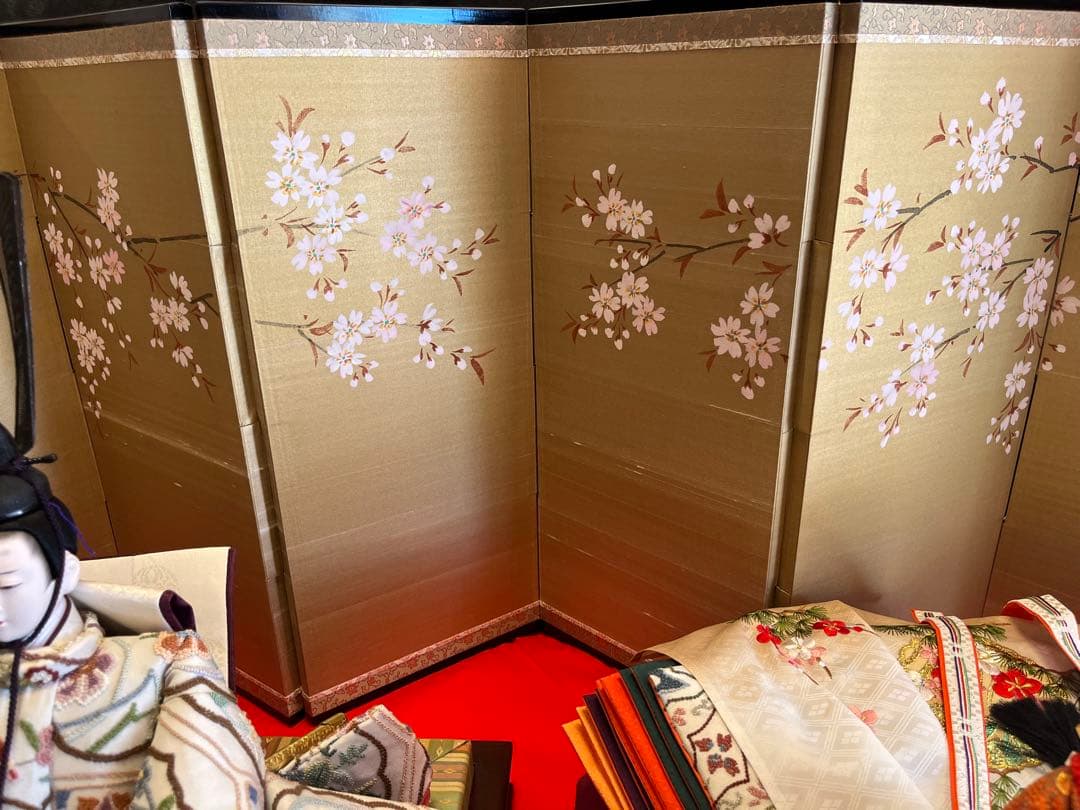 値下げ！親王飾りひな人形セット① ②と一緒に購入して下さい！すぐ発送！