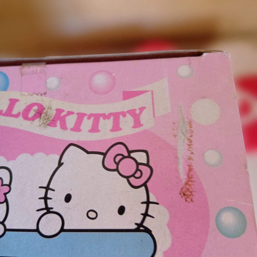 レア　サンリオ キティ　 陶器ミニティッシュケース　ピンク✖ブルー新品