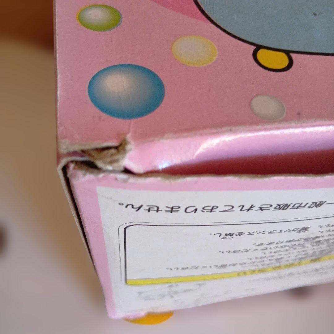 レア　サンリオ キティ　 陶器ミニティッシュケース　ピンク✖ブルー新品