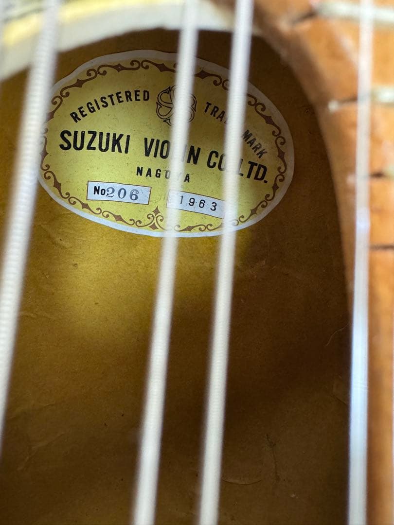 SUZUKI 1963年-木製 8弦